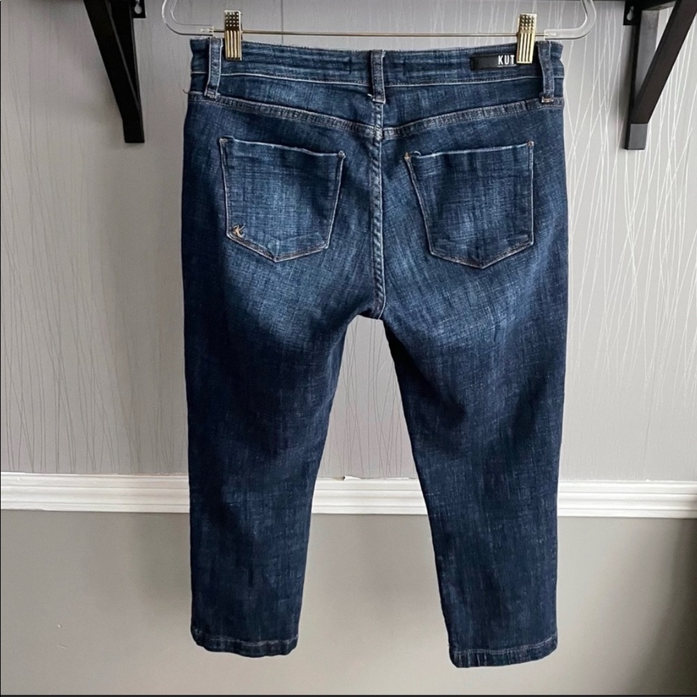 Kut From The Kloth Cropped Stretch Capri Jeans Size 8
